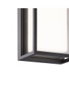 CHAMONIX * APLIQUE EXTERIOR GRIS OSCURO  LED IP65   - 9W - CCT 2700K-3200K-4000K